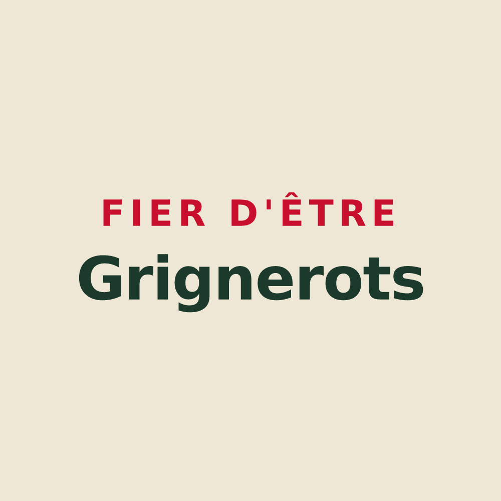 Tote bag « Fier d'être Grignerots » — design pour Grigny-sur-Rhône