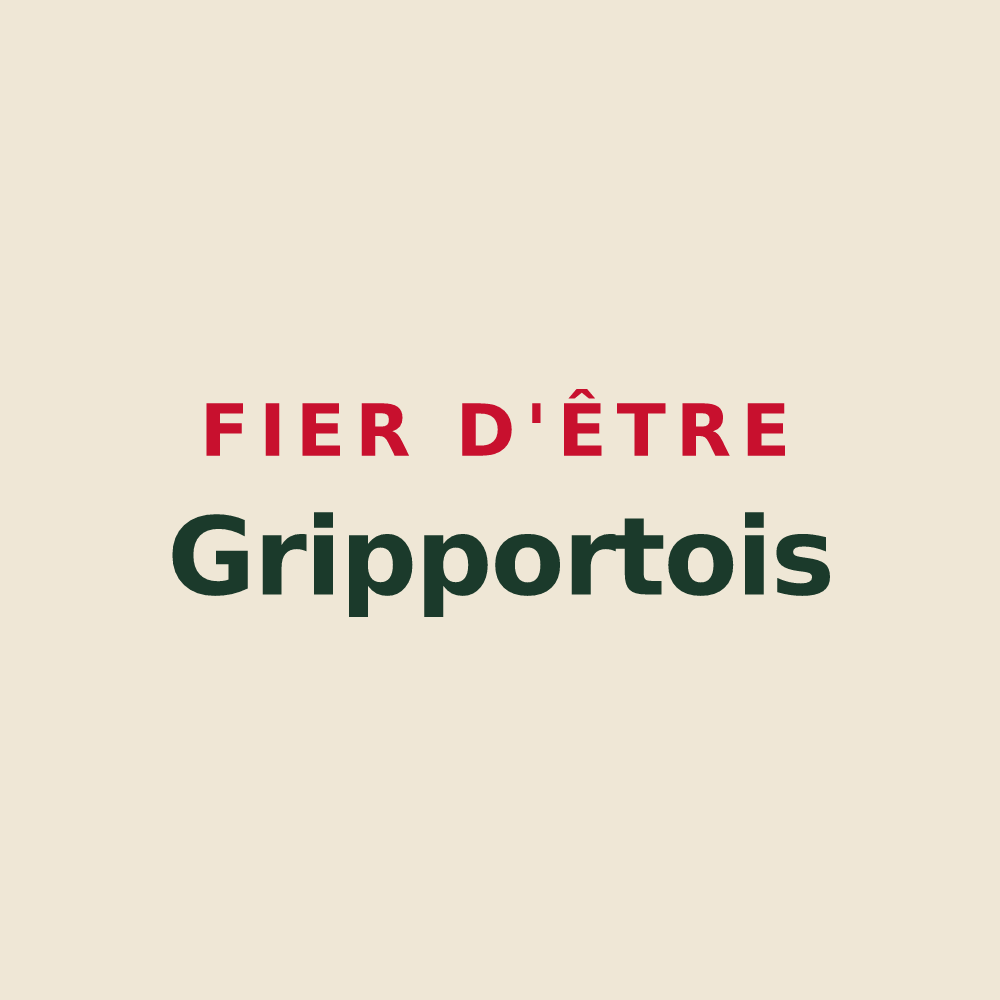 Tote bag « Fier d'être Gripportois » — design pour Gripport