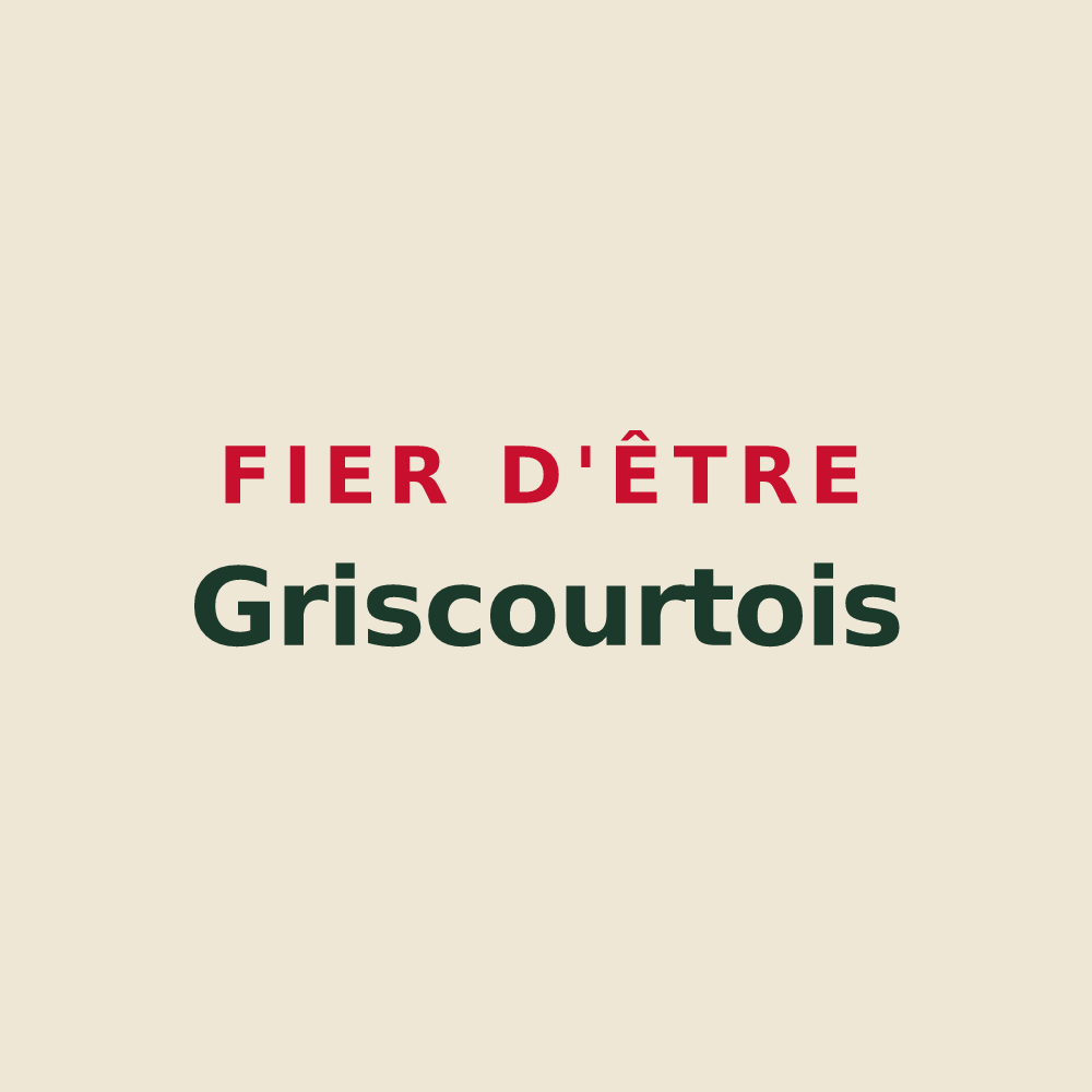 Tote bag « Fier d'être Griscourtois » — design pour Griscourt