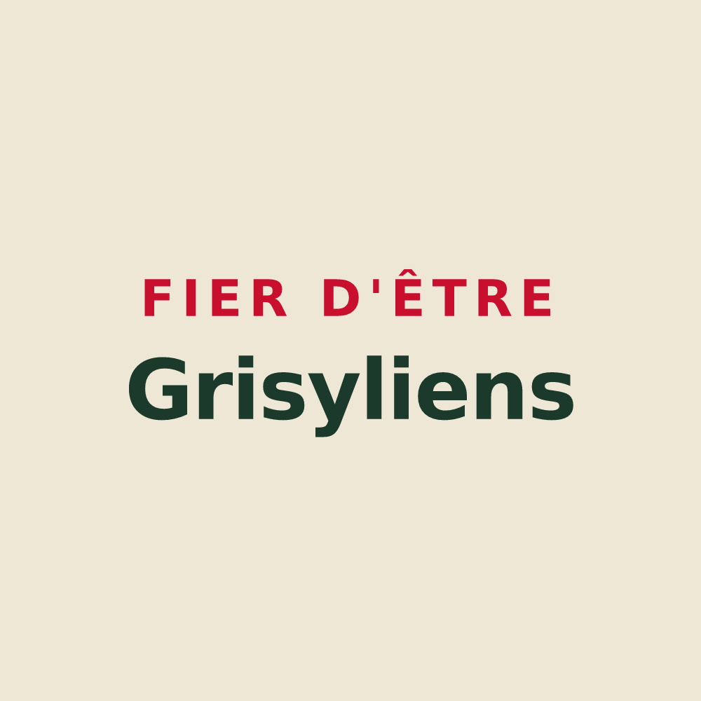 Tote bag « Fier d'être Grisyliens » — design pour Grisy-les-Plâtres