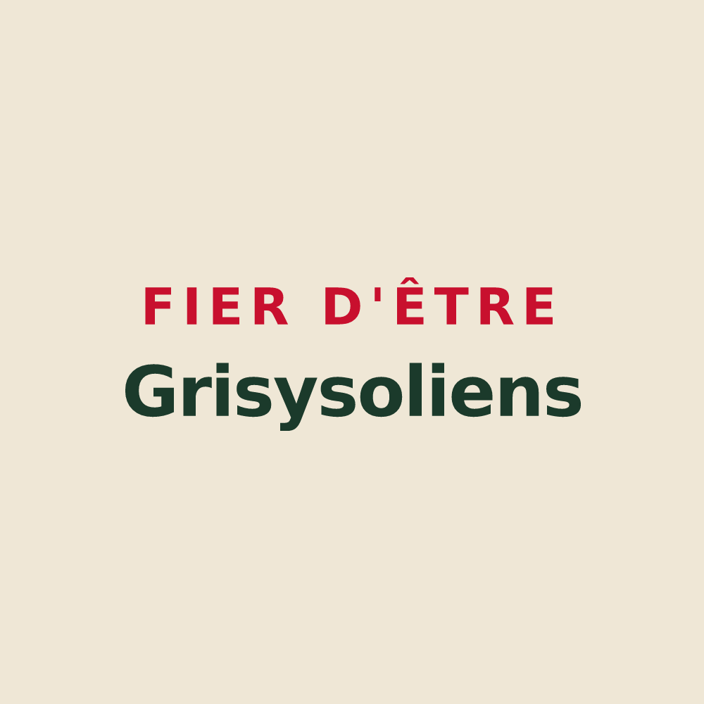 Tote bag « Fier d'être Grisysoliens » — design pour Grisy-Suisnes