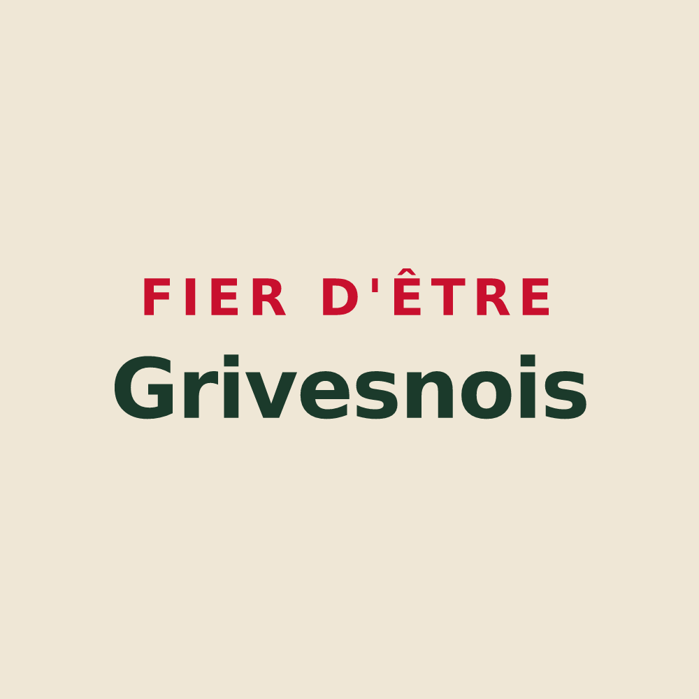 Tote bag « Fier d'être Grivesnois » — design pour Grivesnes