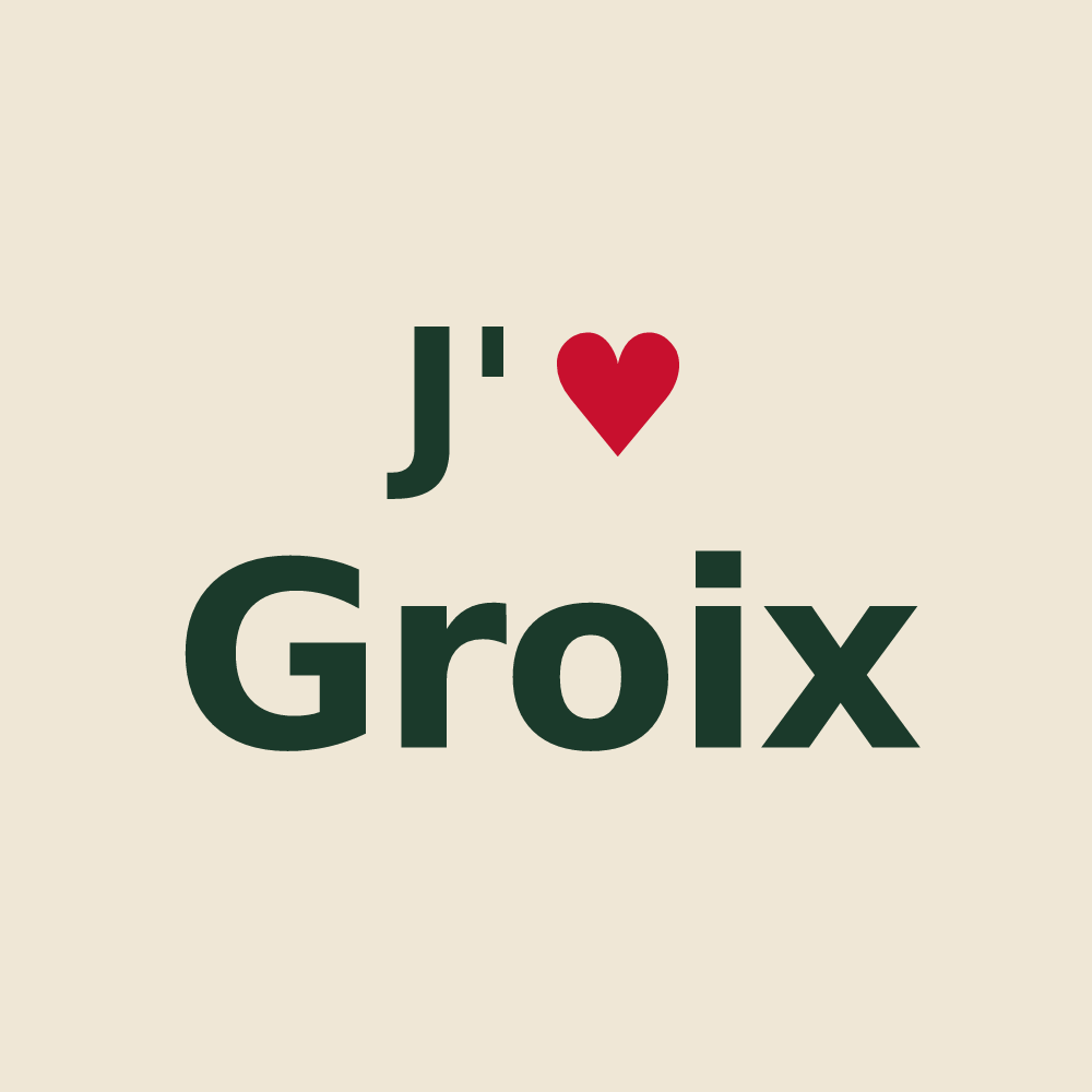 Tote bag personnalisé Groix — design J'aime Groix