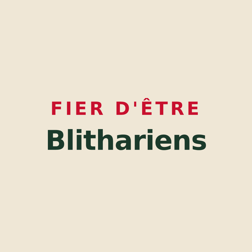 Tote bag « Fier d'être Blithariens » — design pour Grosbliederstroff