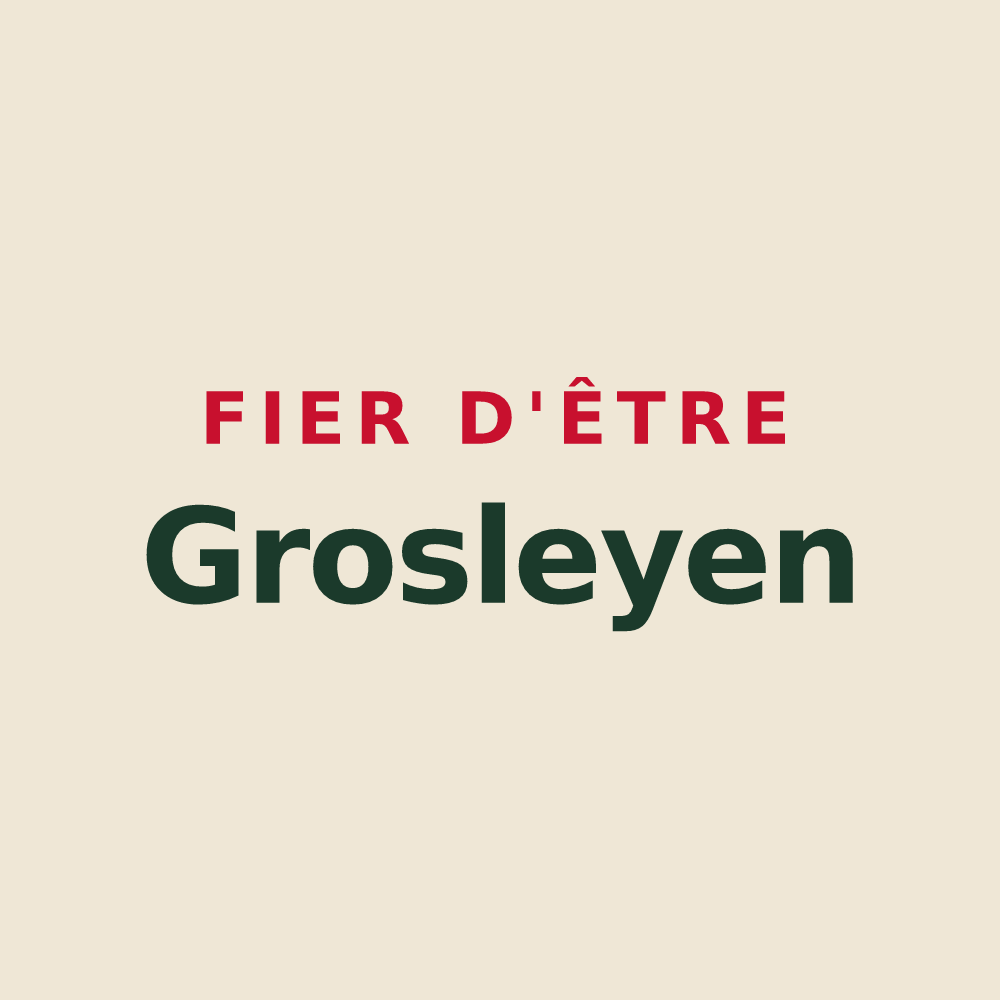 Tote bag « Fier d'être Grosleyen » — design pour Grosley-sur-Risle