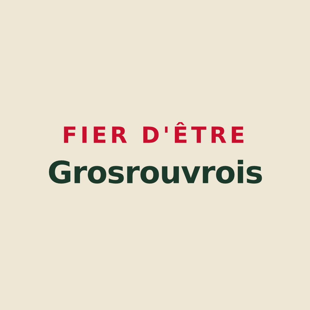 Tote bag « Fier d'être Grosrouvrois » — design pour Grosrouvre