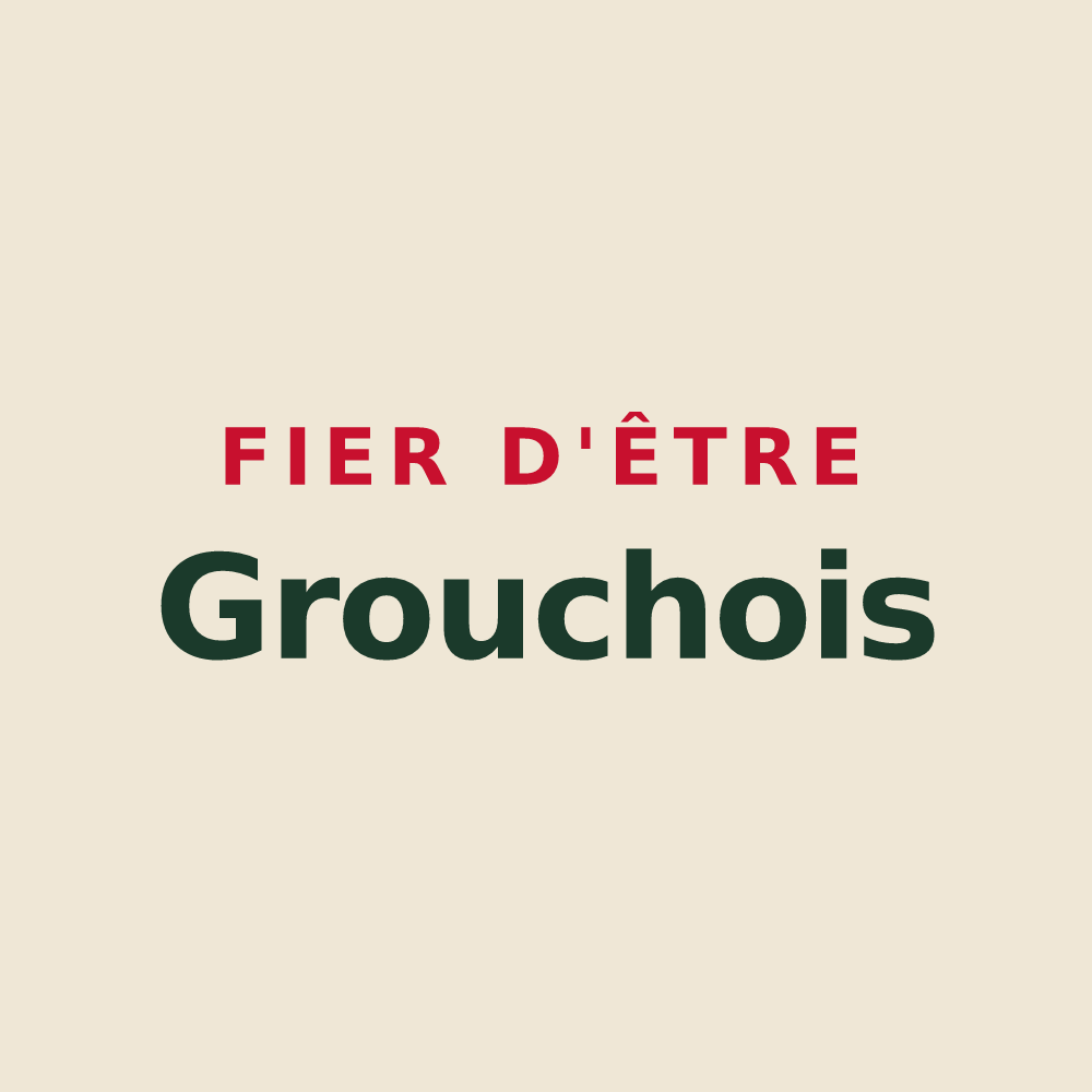 Tote bag « Fier d'être Grouchois » — design pour Grouches-Luchuel