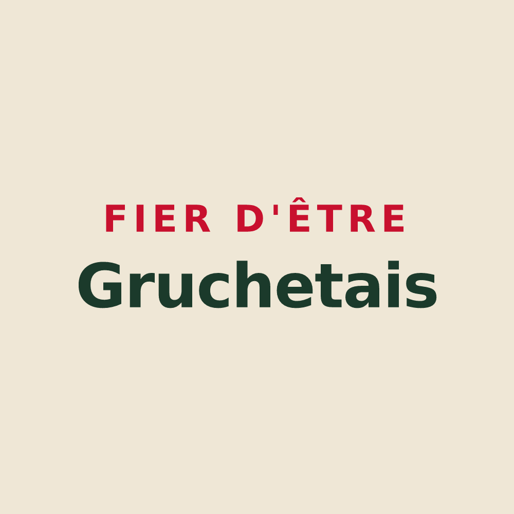 Tote bag « Fier d'être Gruchetais » — design pour Gruchet-Saint-Siméon