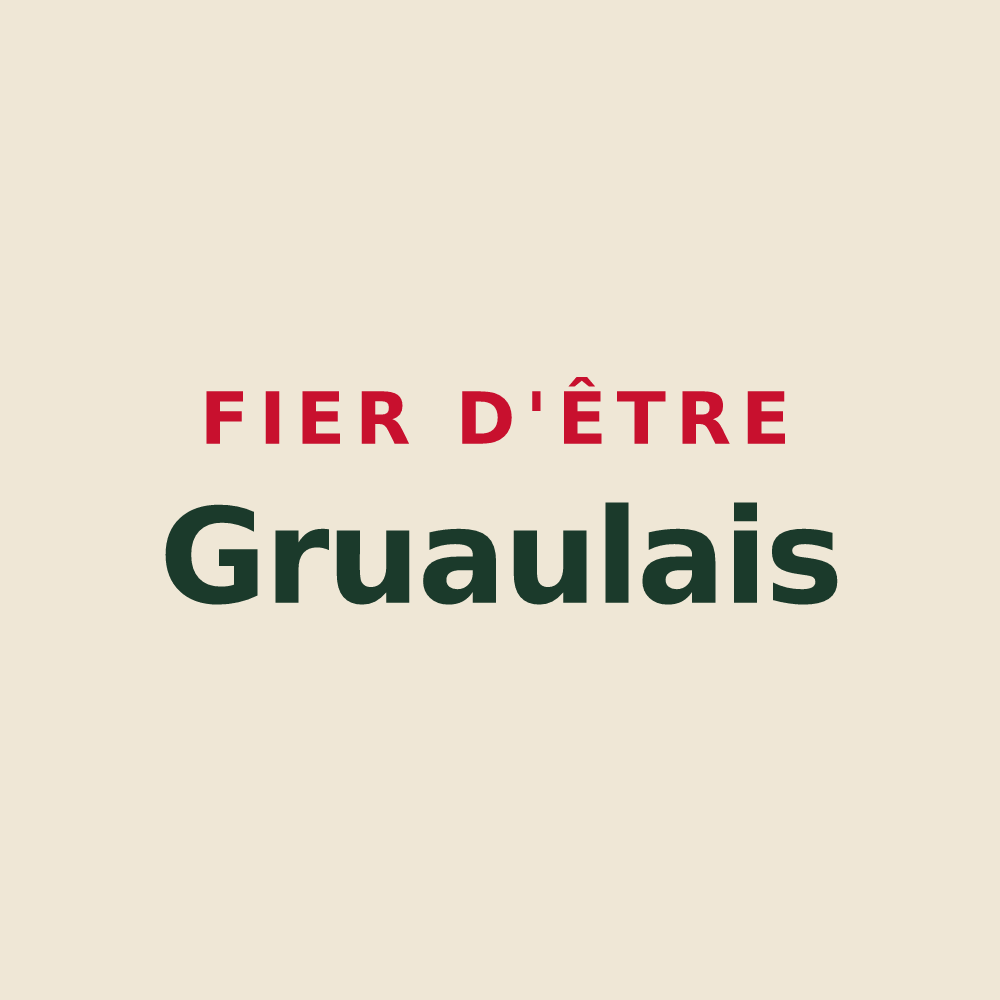 Tote bag « Fier d'être Gruaulais » — design pour Grues