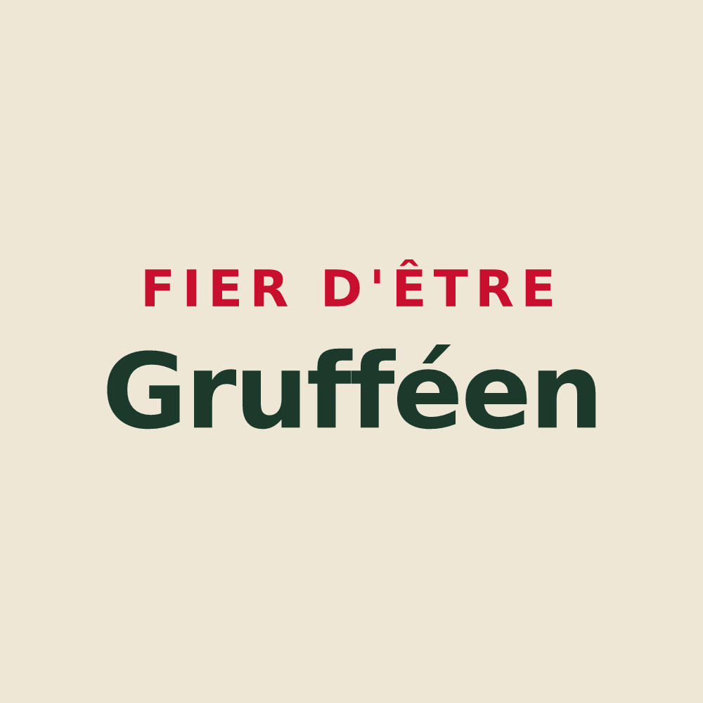 Tote bag « Fier d'être Grufféen » — design pour Gruffy