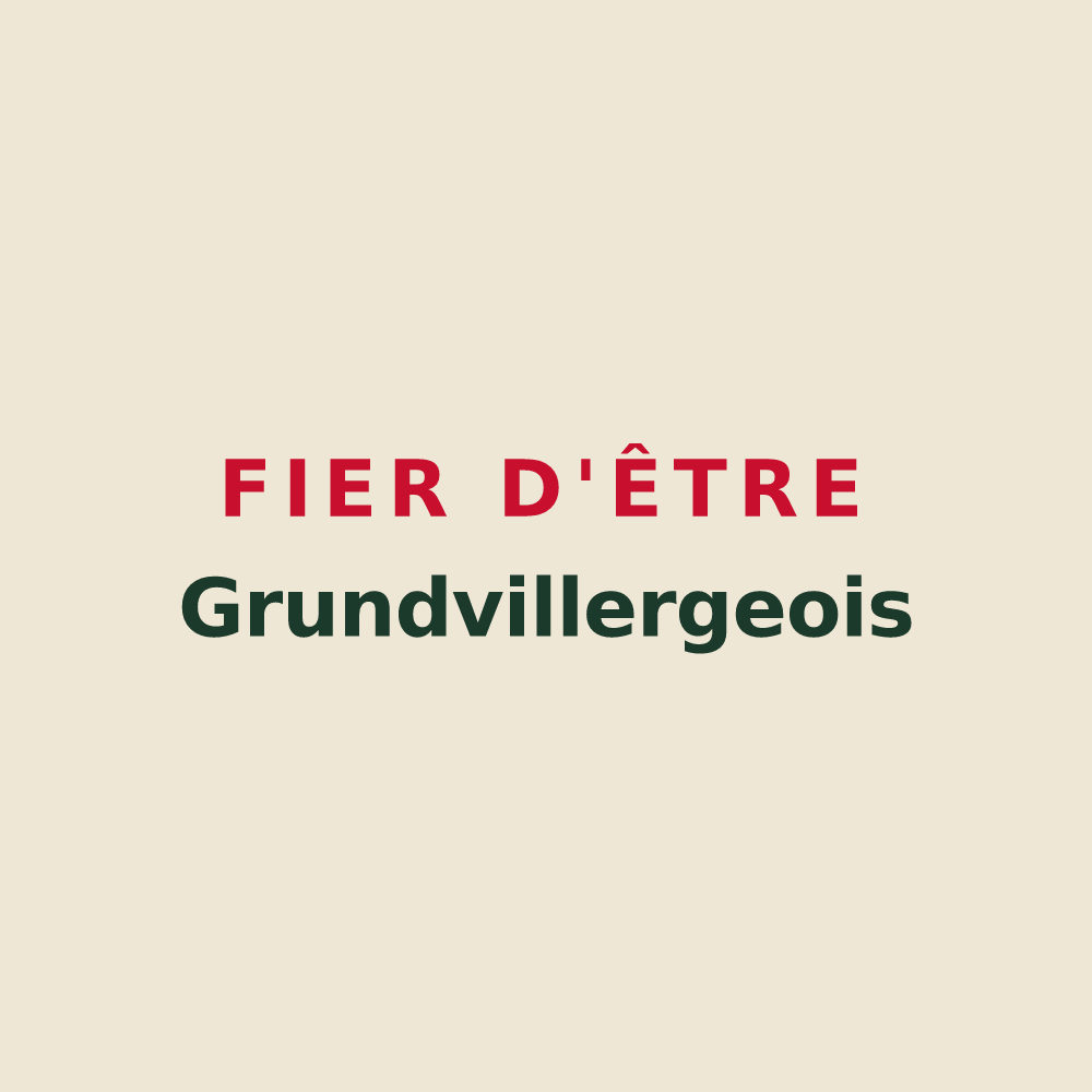 Tote bag « Fier d'être Grundvillergeois » — design pour Grundviller