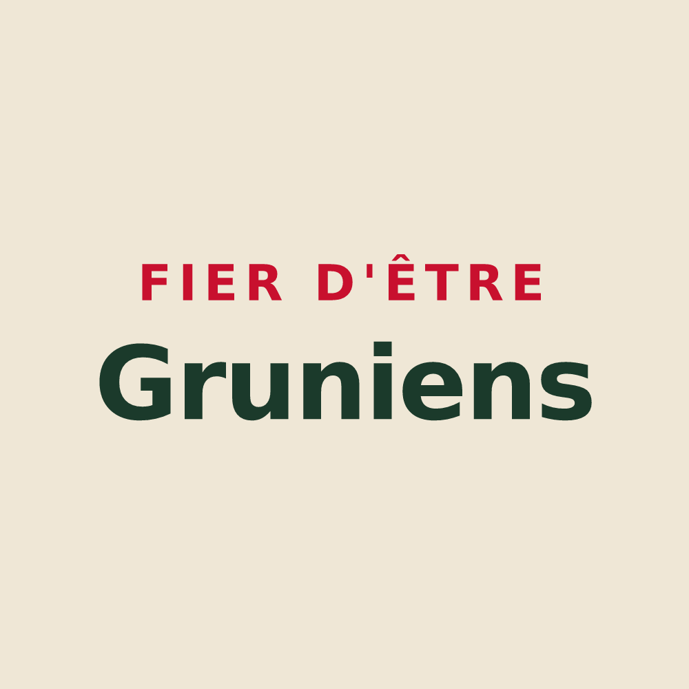 Tote bag « Fier d'être Gruniens » — design pour Gruny