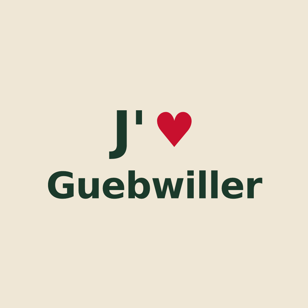 Tote bag personnalisé Guebwiller — design J'aime Guebwiller