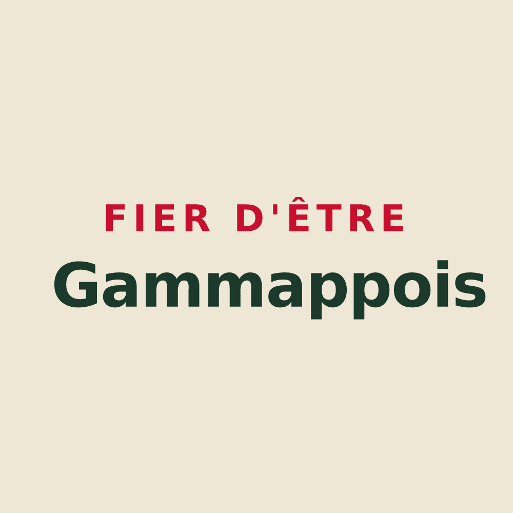 Tote bag « Fier d'être Gammappois » — design pour Guémappe