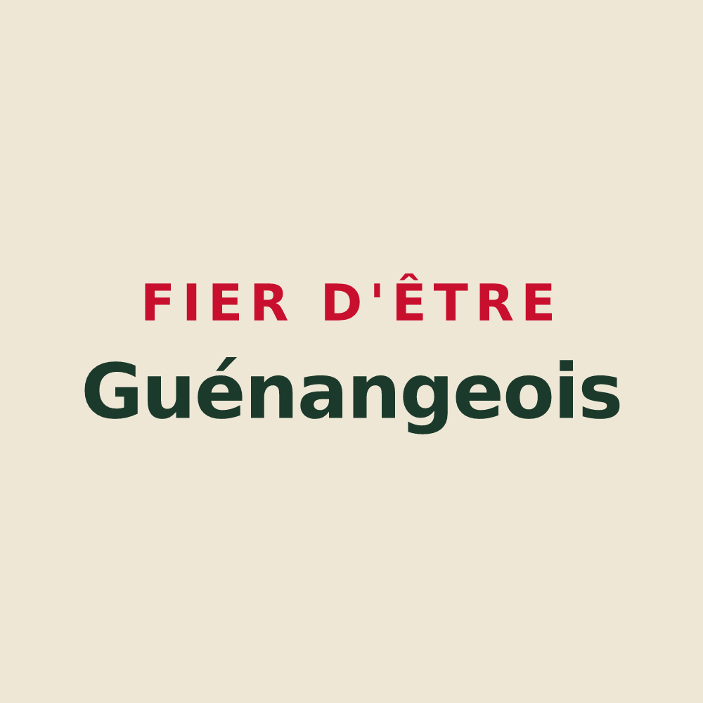 Tote bag « Fier d'être Guénangeois » — design pour Guénange