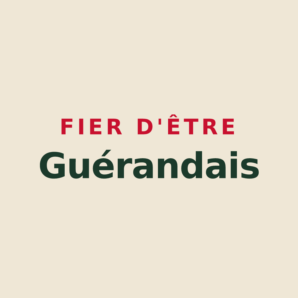 Tote bag « Fier d'être Guérandais » — design pour Guérande