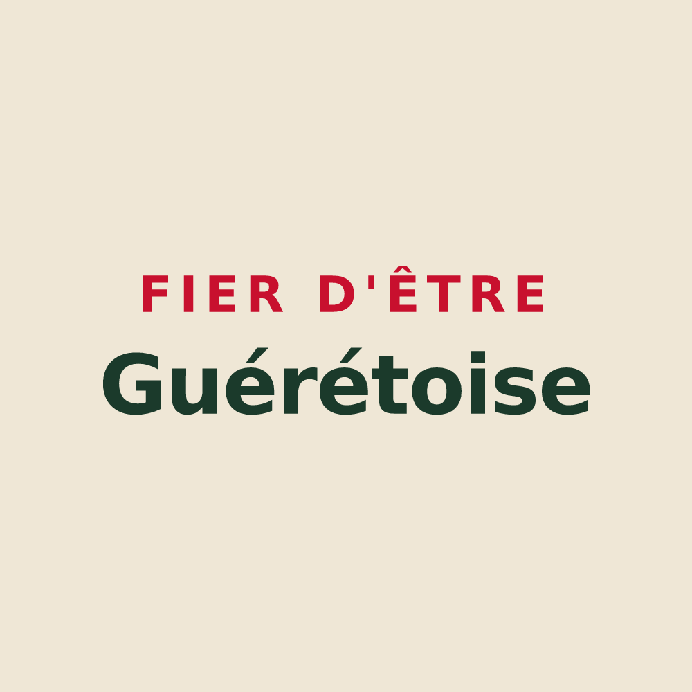 Tote bag « Fier d'être Guérétoise » — design pour Guéret