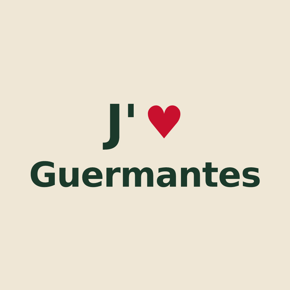Tote bag personnalisé Guermantes — design J'aime Guermantes