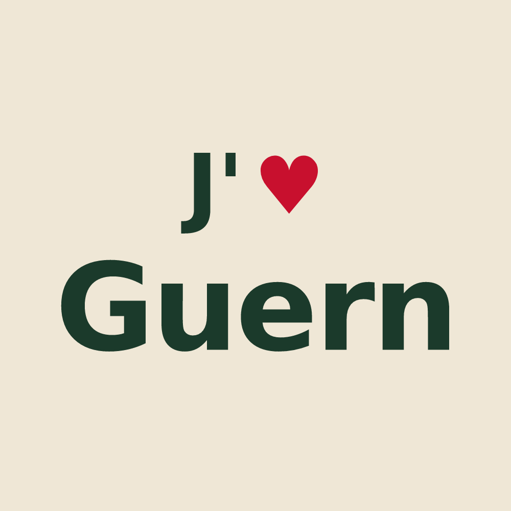 Tote bag personnalisé Guern — design J'aime Guern