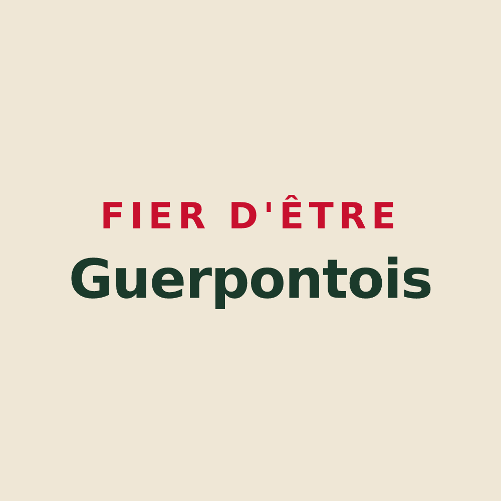 Tote bag « Fier d'être Guerpontois » — design pour Guerpont