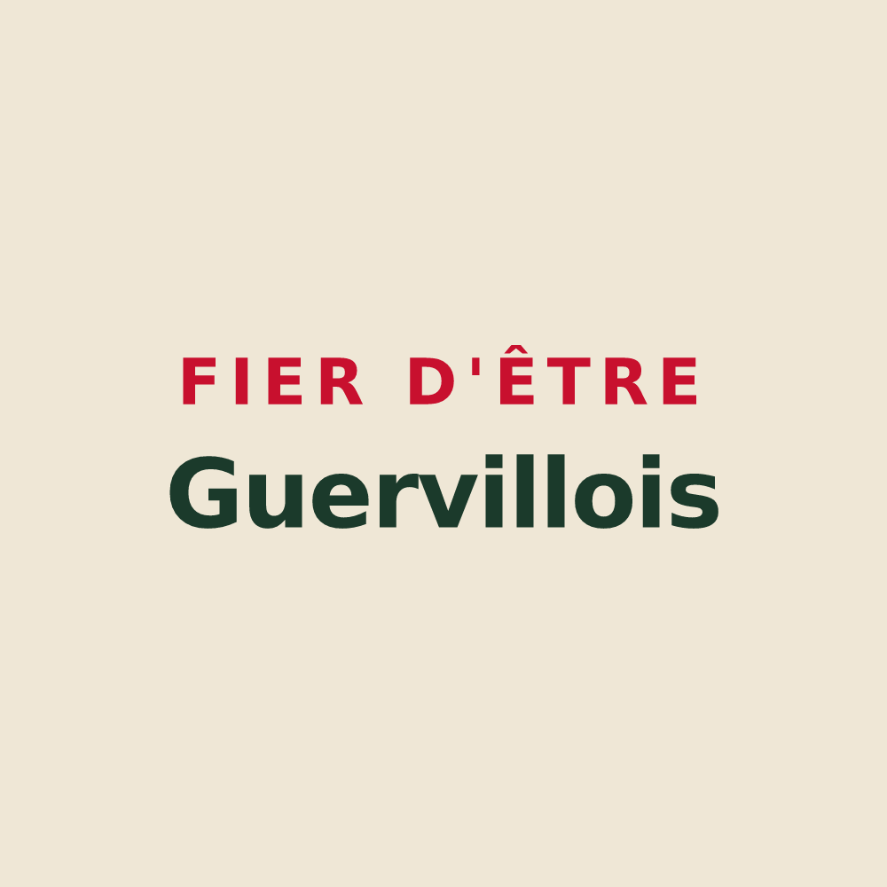 Tote bag « Fier d'être Guervillois » — design pour Guerville