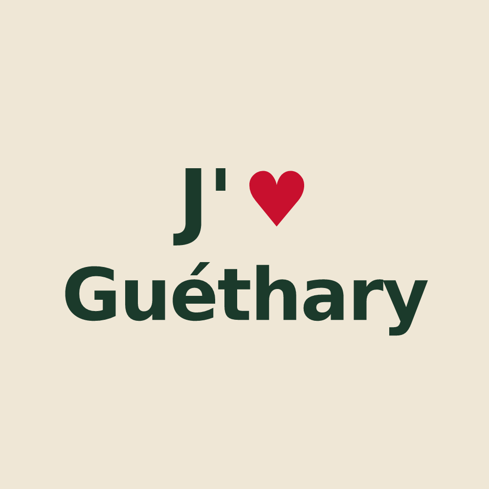 Tote bag personnalisé Guéthary — design J'aime Guéthary