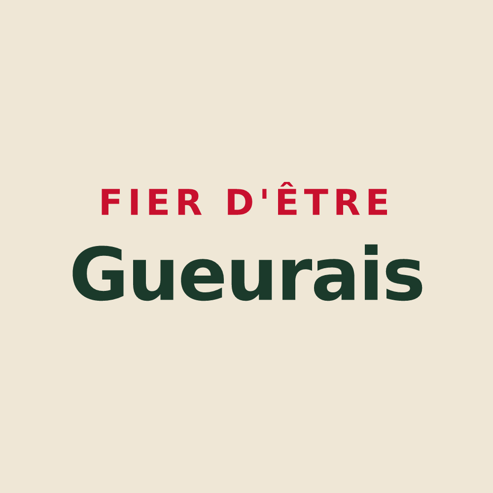 Tote bag « Fier d'être Gueurais » — design pour Gueures