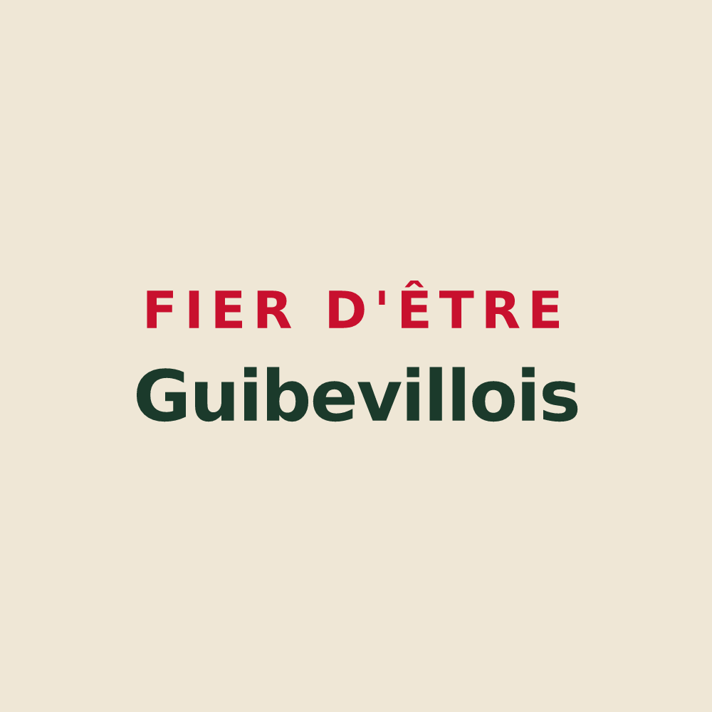 Tote bag « Fier d'être Guibevillois » — design pour Guibeville