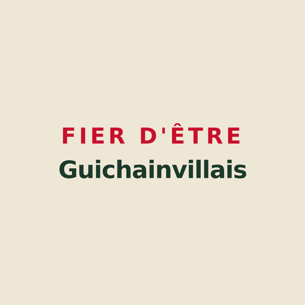 Tote bag « Fier d'être Guichainvillais » — design pour Guichainville