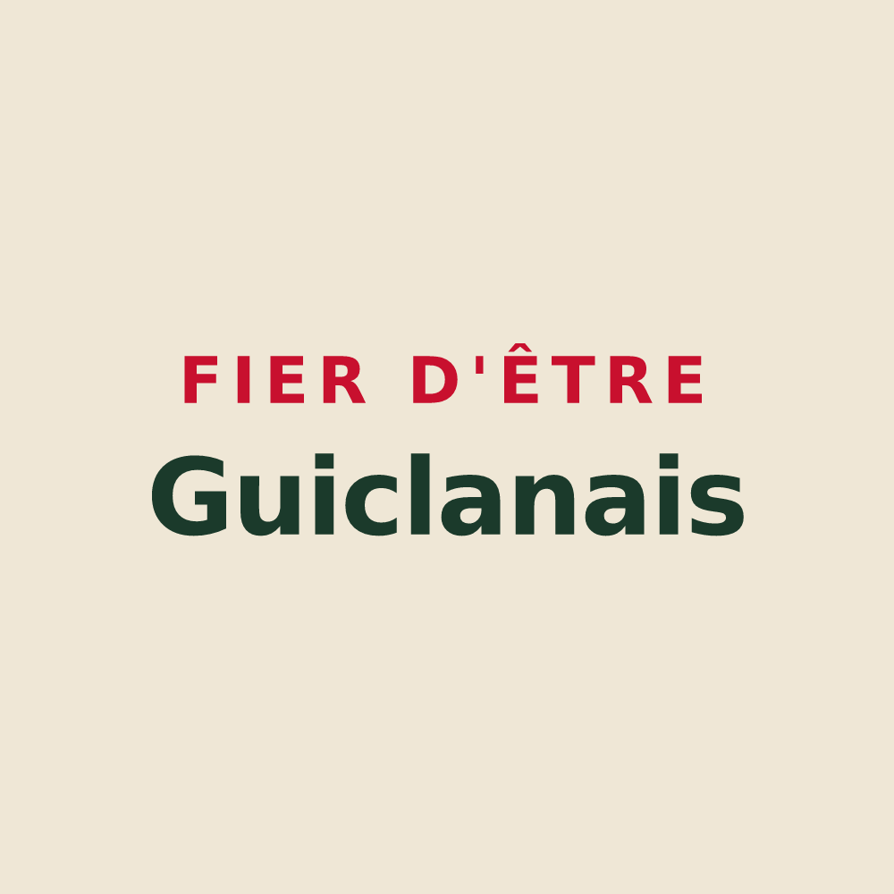 Tote bag « Fier d'être Guiclanais » — design pour Guiclan
