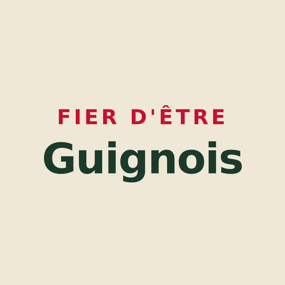 Tote bag « Fier d'être Guignois » — design pour Guignes