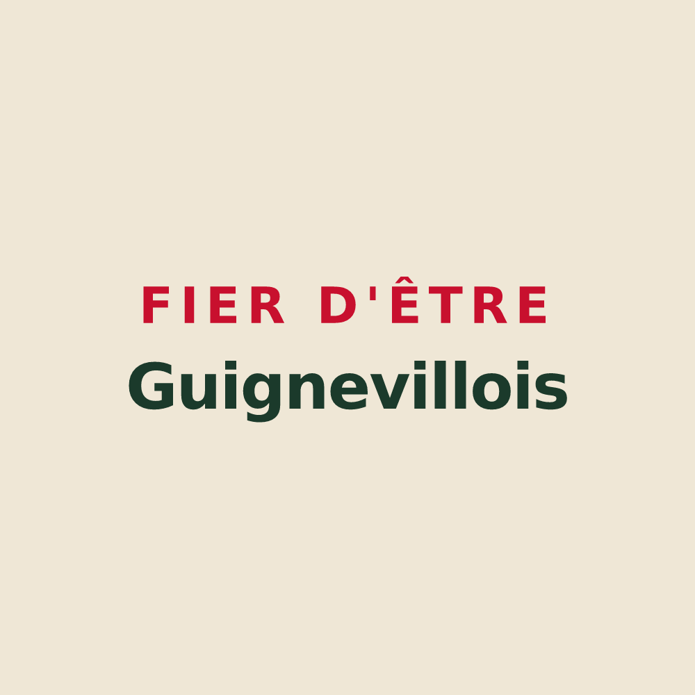 Tote bag « Fier d'être Guignevillois » — design pour Guigneville-sur-Essonne