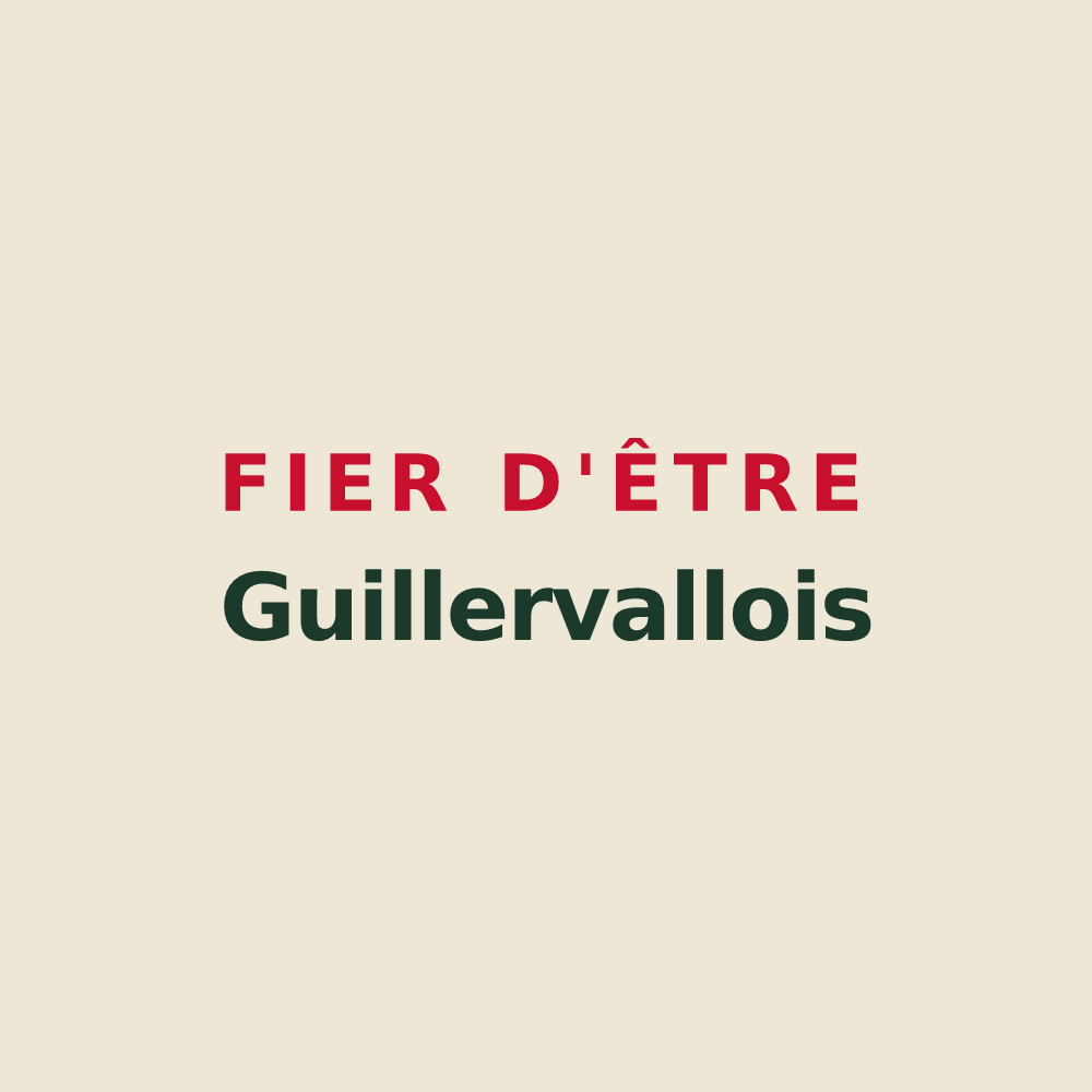 Tote bag « Fier d'être Guillervallois » — design pour Guillerval