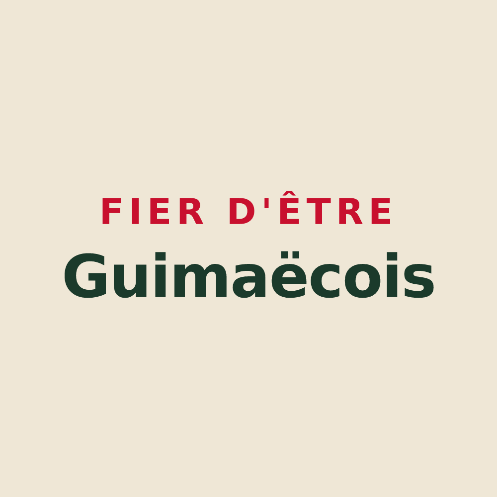 Tote bag « Fier d'être Guimaëcois » — design pour Guimaëc