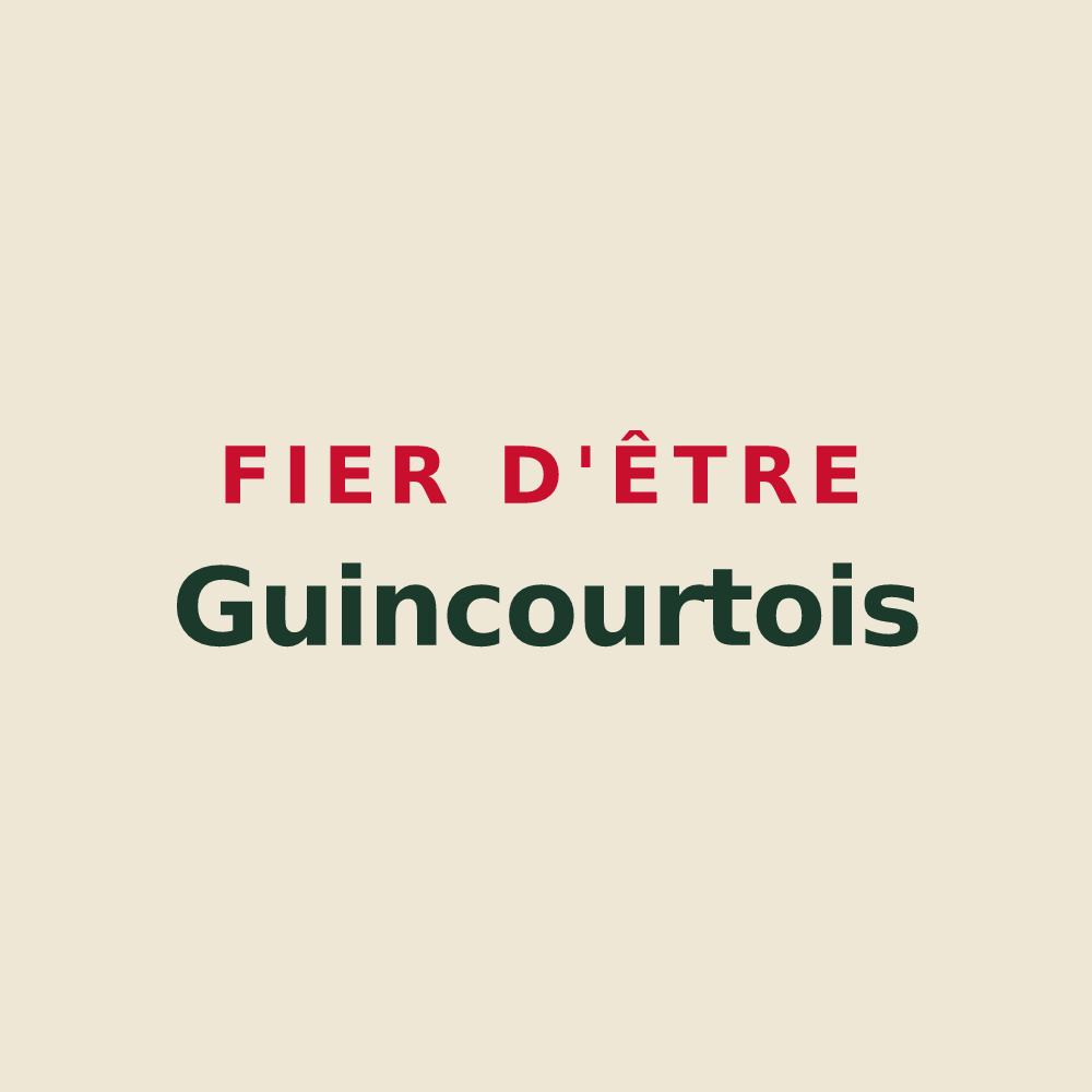 Tote bag « Fier d'être Guincourtois » — design pour Guincourt