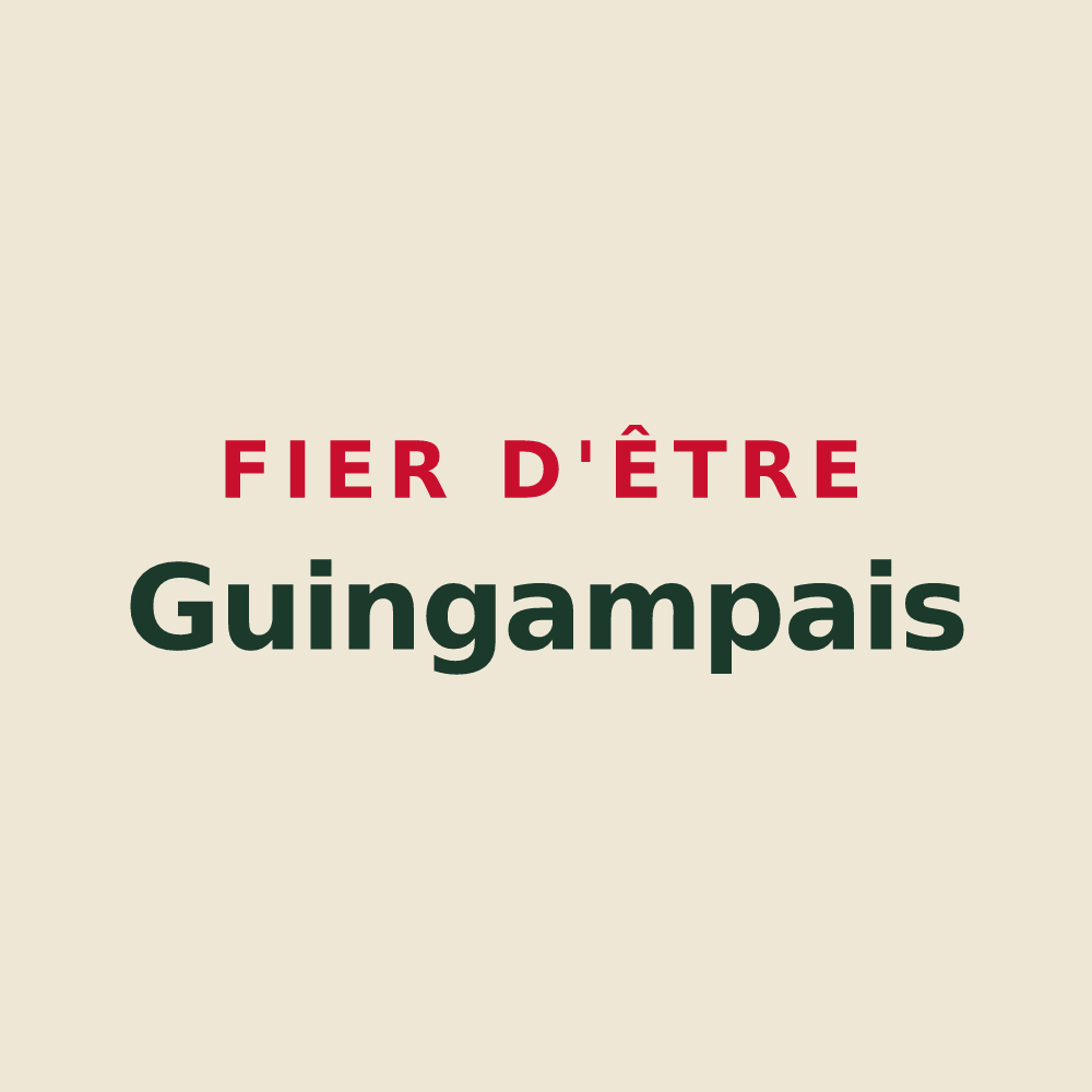 Tote bag « Fier d'être Guingampais » — design pour Guingamp
