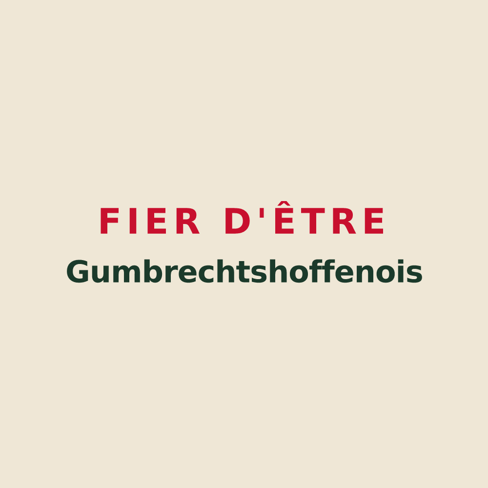 Tote bag « Fier d'être Gumbrechtshoffenois » — design pour Gumbrechtshoffen
