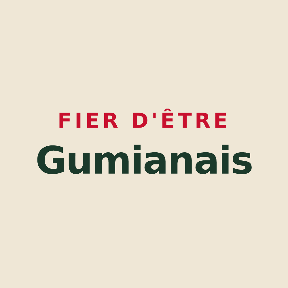 Tote bag « Fier d'être Gumianais » — design pour Gumiane