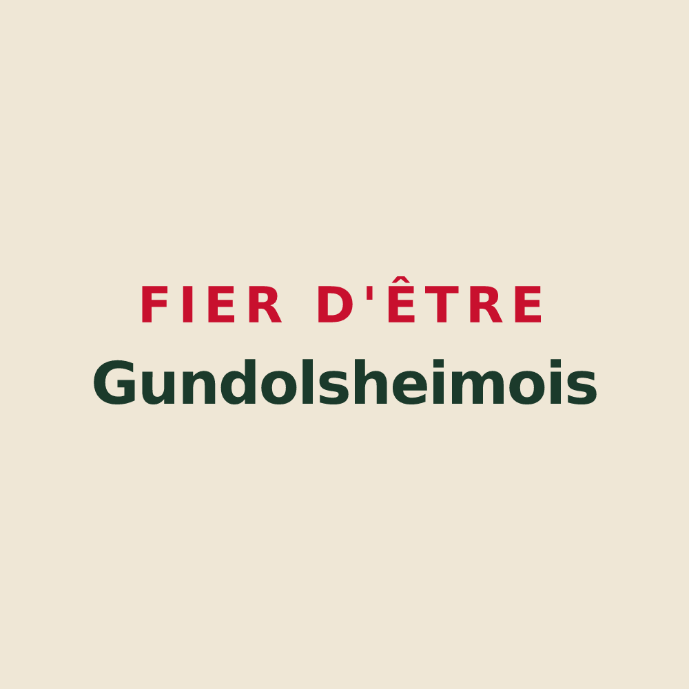 Tote bag « Fier d'être Gundolsheimois » — design pour Gundolsheim