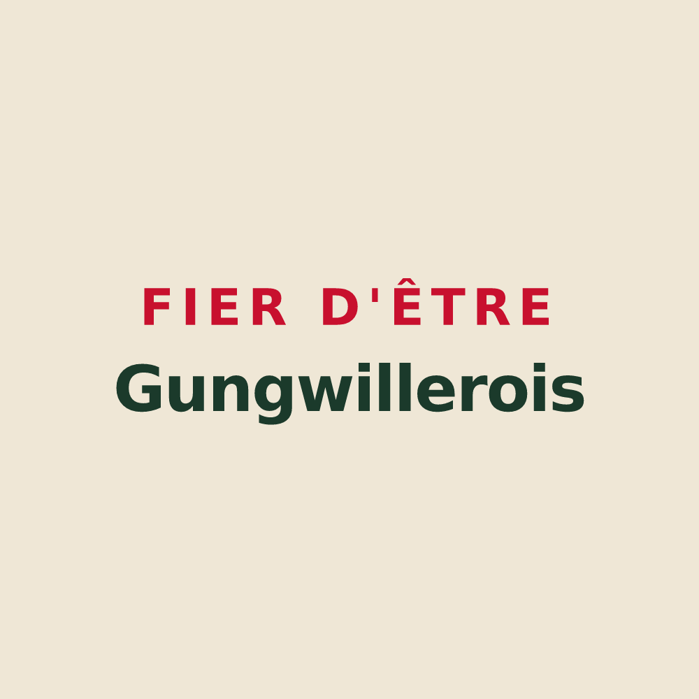 Tote bag « Fier d'être Gungwillerois » — design pour Gungwiller