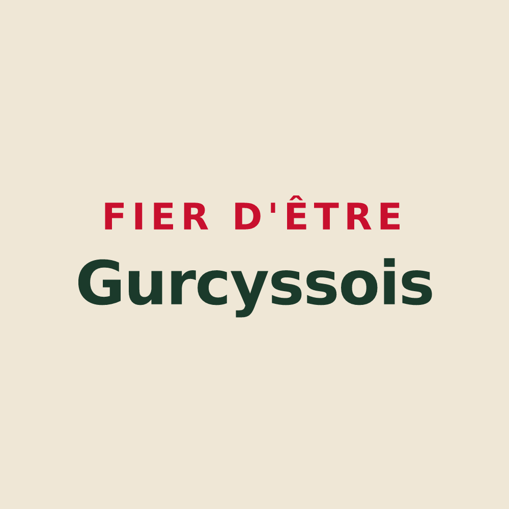Tote bag « Fier d'être Gurcyssois » — design pour Gurcy-le-Châtel