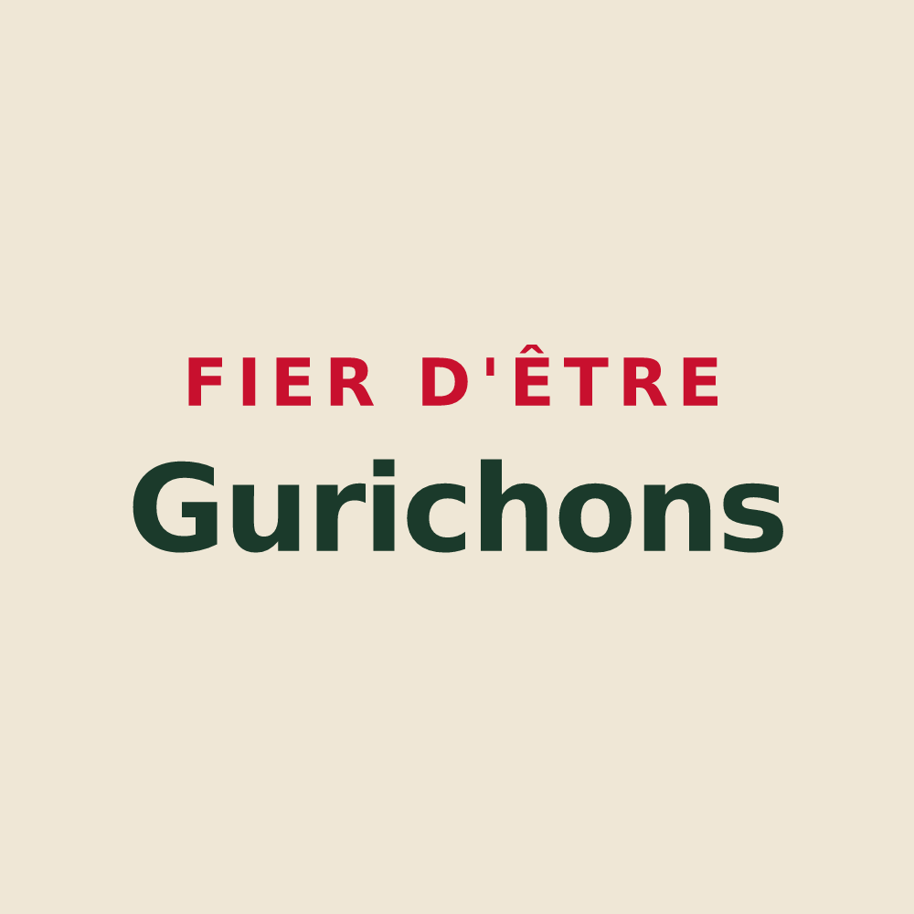 Tote bag « Fier d'être Gurichons » — design pour Gury
