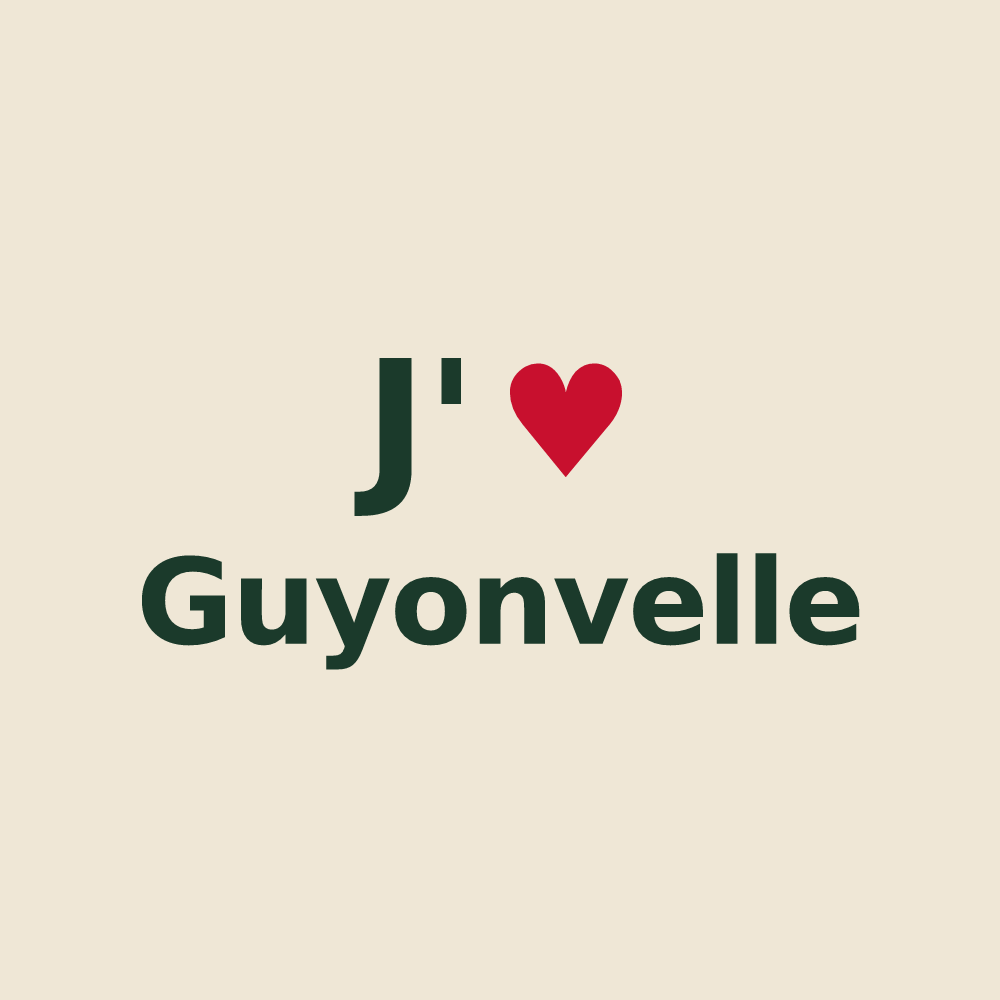 Tote bag personnalisé Guyonvelle — design J'aime Guyonvelle