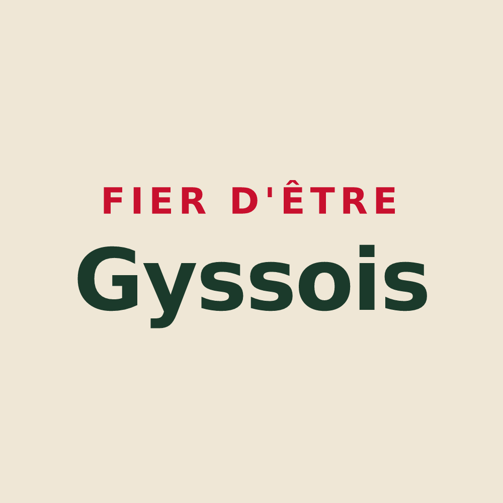 Tote bag « Fier d'être Gyssois » — design pour Gy-les-Nonains