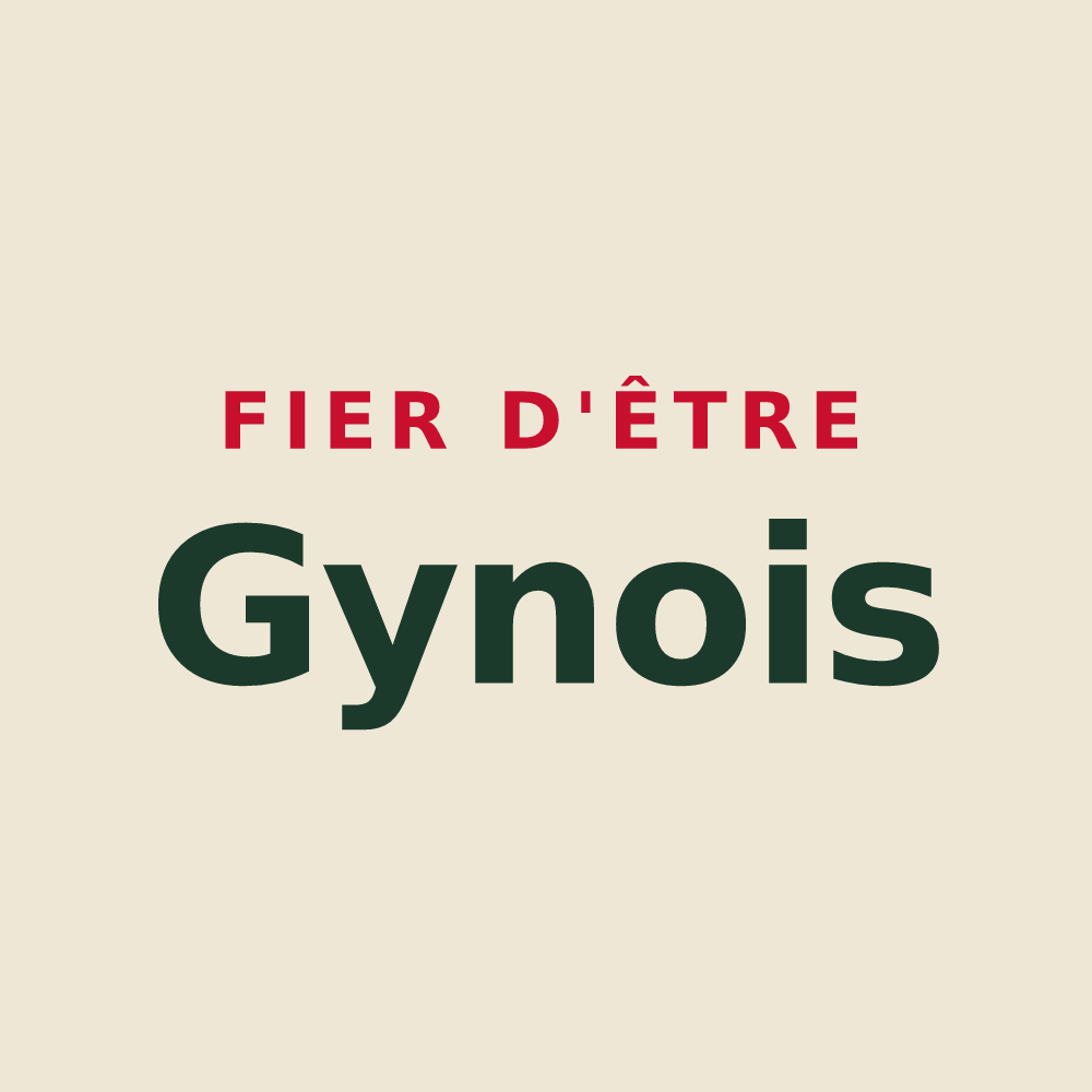 Tote bag « Fier d'être Gynois » — design pour Gye