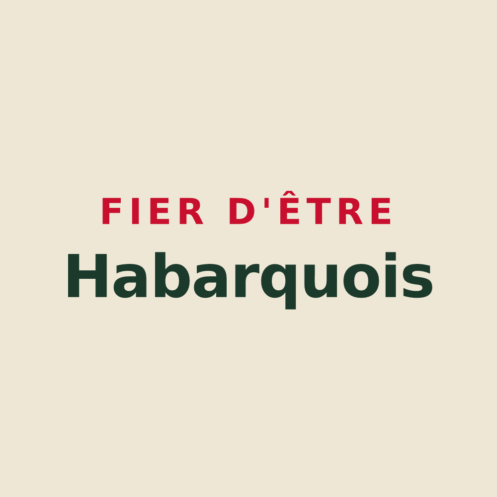 Tote bag « Fier d'être Habarquois » — design pour Habarcq