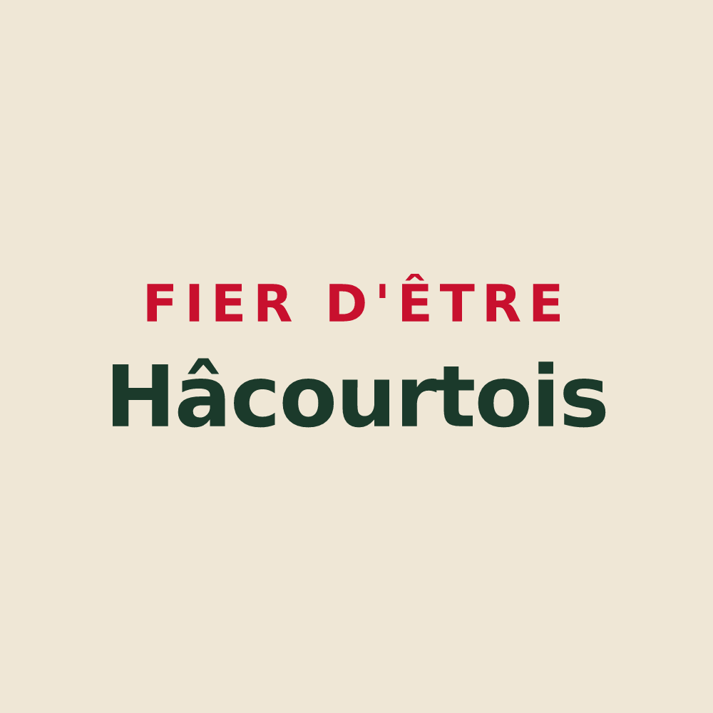 Tote bag « Fier d'être Hâcourtois » — design pour Hâcourt
