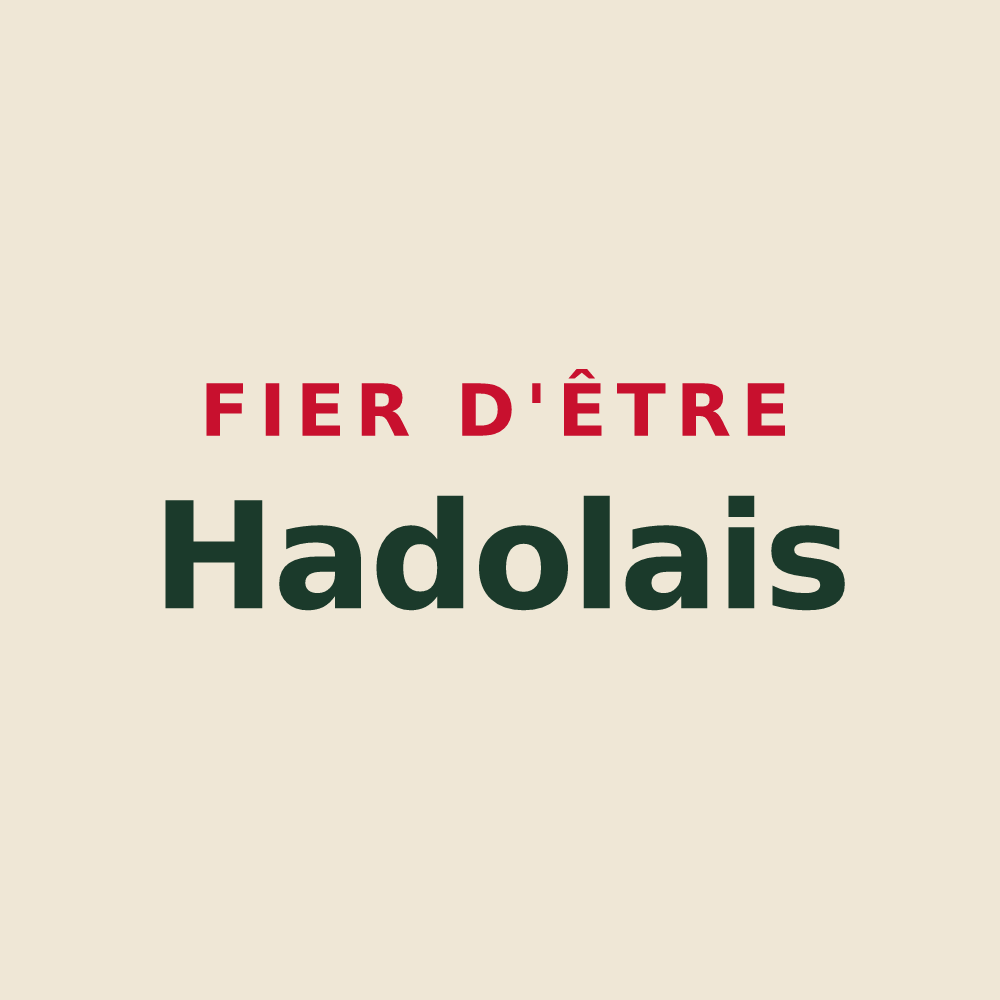 Tote bag « Fier d'être Hadolais » — design pour Hadol