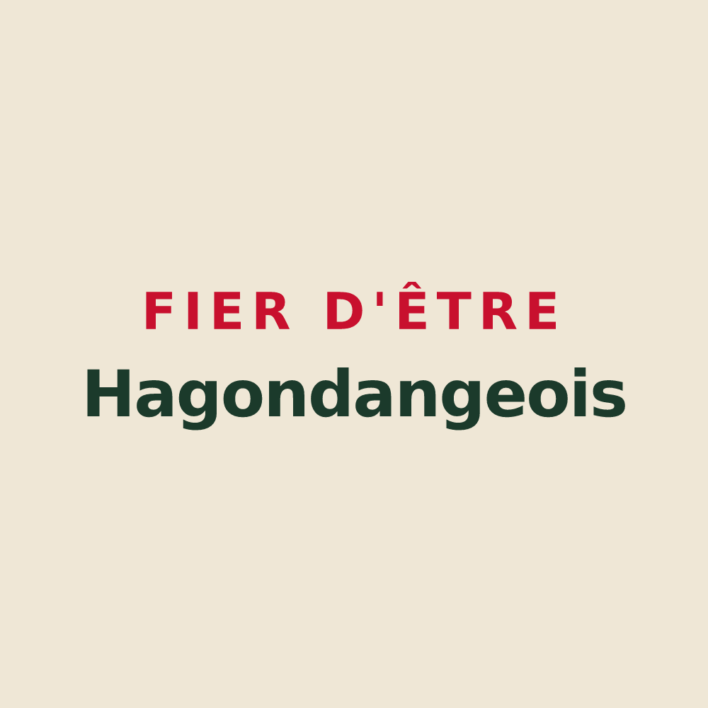 Tote bag « Fier d'être Hagondangeois » — design pour Hagondange