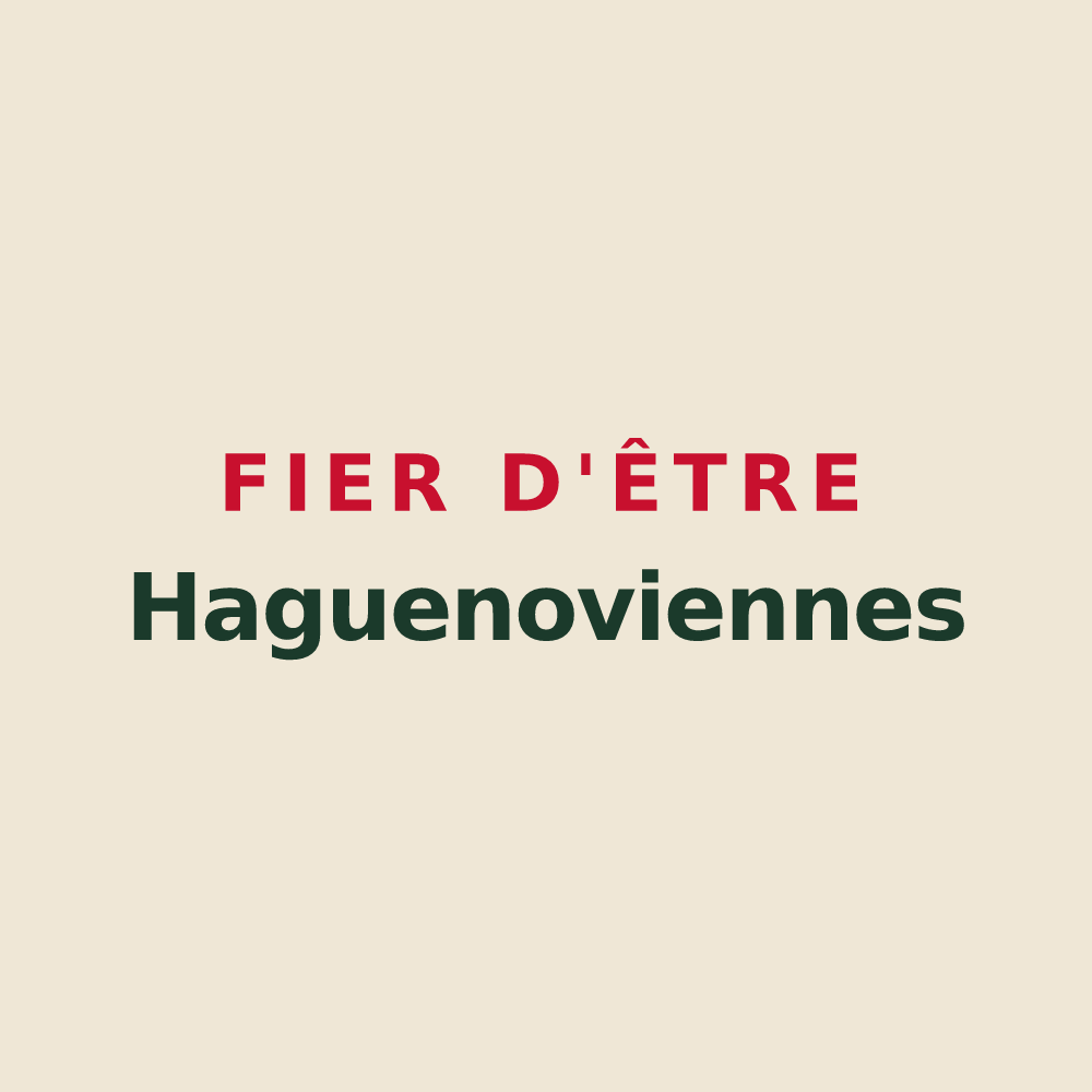Tote bag « Fier d'être Haguenoviennes » — design pour Haguenau